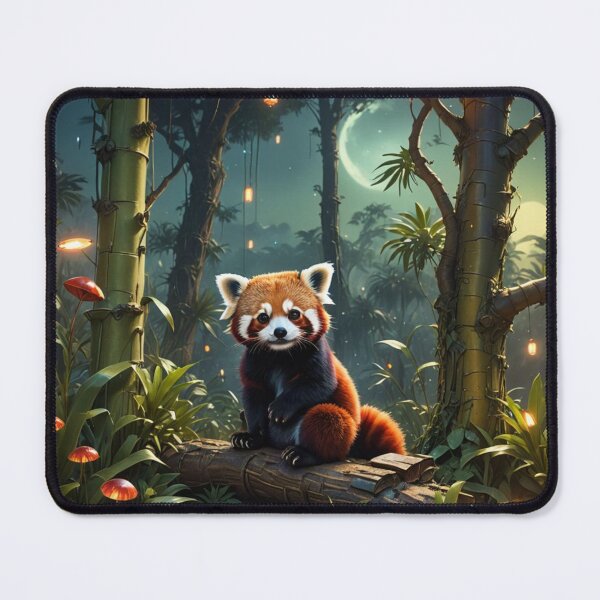 Item preview, Last Red Panda to Go to bed!  Yup! Yup!  Love the moonlight so! designed and sold by DesignsByMalia.