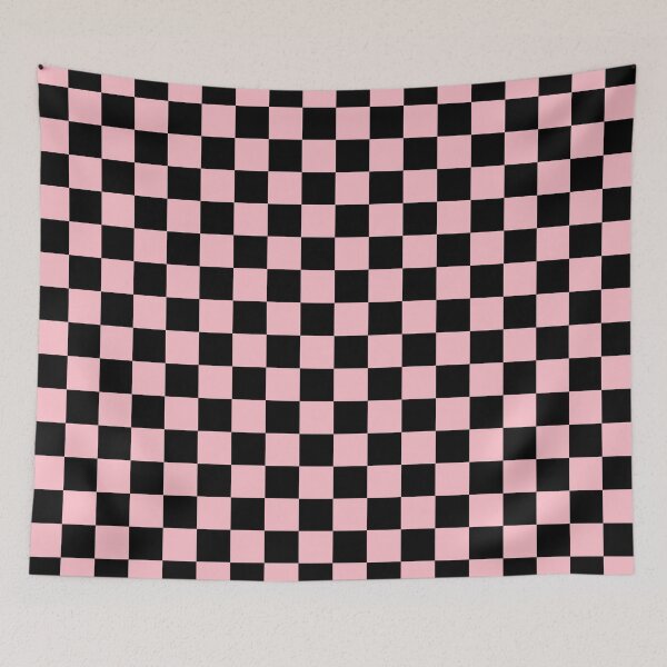 Item preview, Small Checkered - Black and Pink designed and sold by JustPatterns2.