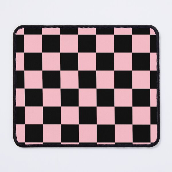 Item preview, Checkered - Black and Pink designed and sold by JustPatterns2.