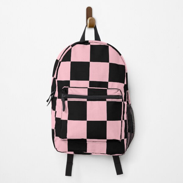 Item preview, Checkered - Black and Pink designed and sold by JustPatterns2.