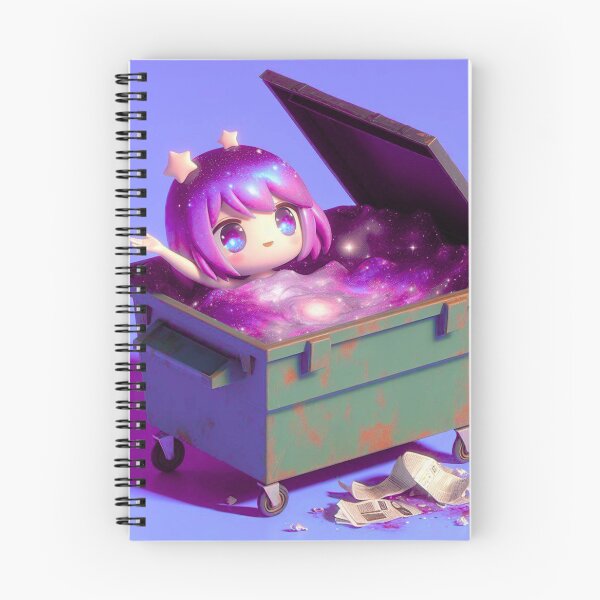 Item preview, Chibi Pastel Galaxy Girl In Dumpster designed and sold by Inari Designs.