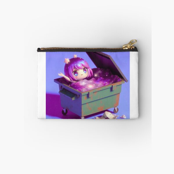 Item preview, Chibi Pastel Galaxy Girl In Dumpster designed and sold by Inari Designs.