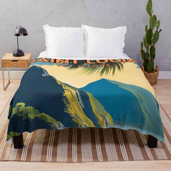 Item preview, Viajes a Santa Lucía The Pitons designed and sold by ZionPosteria.
