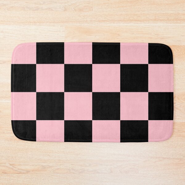 Item preview, Large Checkered - Black and Pink designed and sold by JustPatterns2.
