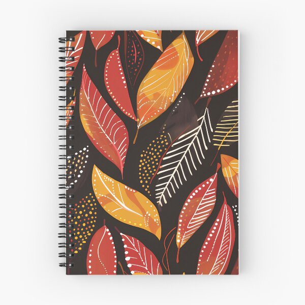 Item preview, Leaf pattern design influenced by Indigenous Australian art designed and sold by SillyWare.