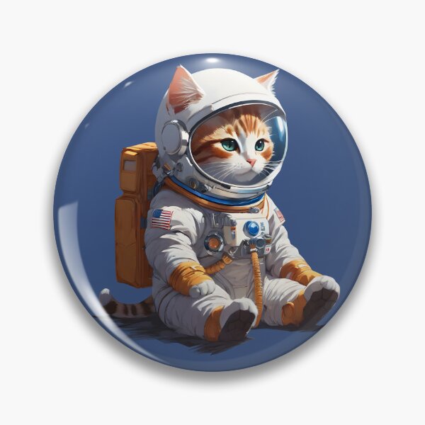 Item preview, A cat in a spacesuit.  designed and sold by JoraArt.