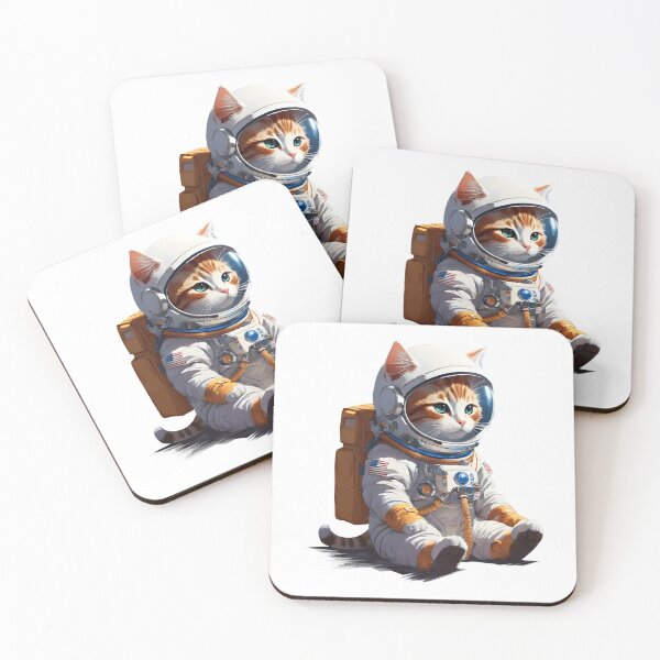 Item preview, A cat in a spacesuit.  designed and sold by JoraArt.