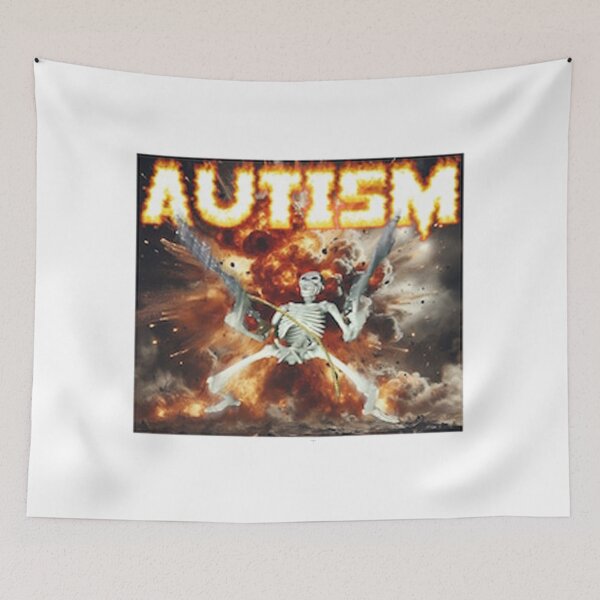 Item preview, Autism Edgy Skeleton designed and sold by buenatroli.