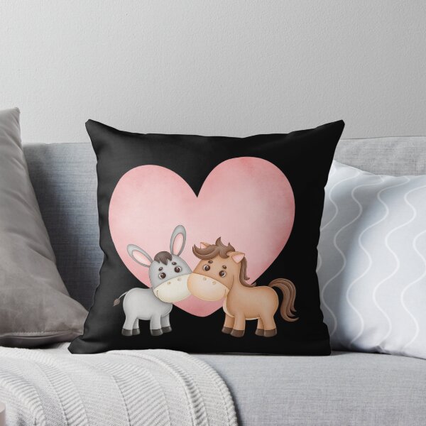 Item preview, Rustic Romance Donkey and Horse Love designed and sold by GusiaTreasures.