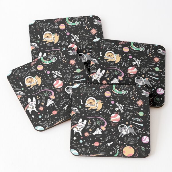 Item preview, space, cat, planet, star, drawing designed and sold by NAVAL00.