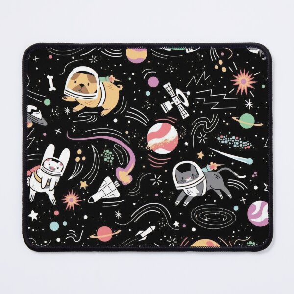 Item preview, space, cat, planet, star, drawing designed and sold by NAVAL00.