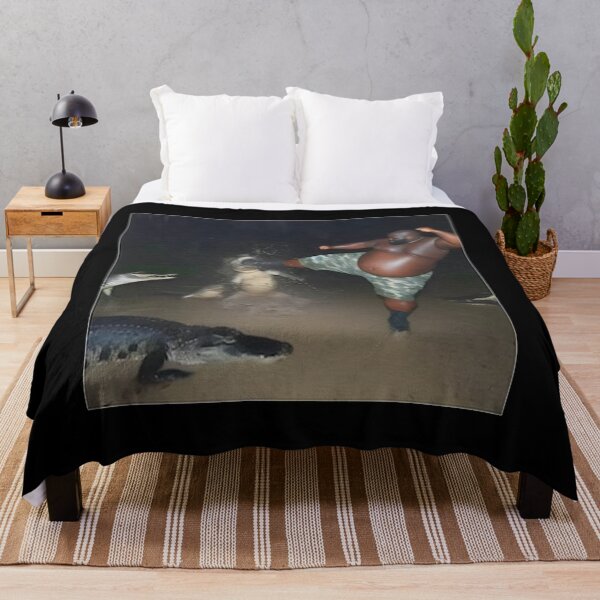 Item preview, Man Kick Alligator In Swamp designed and sold by buenatroli.