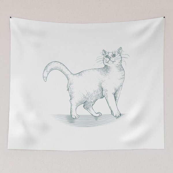 Item preview, cat sketch designed and sold by Biw-34.