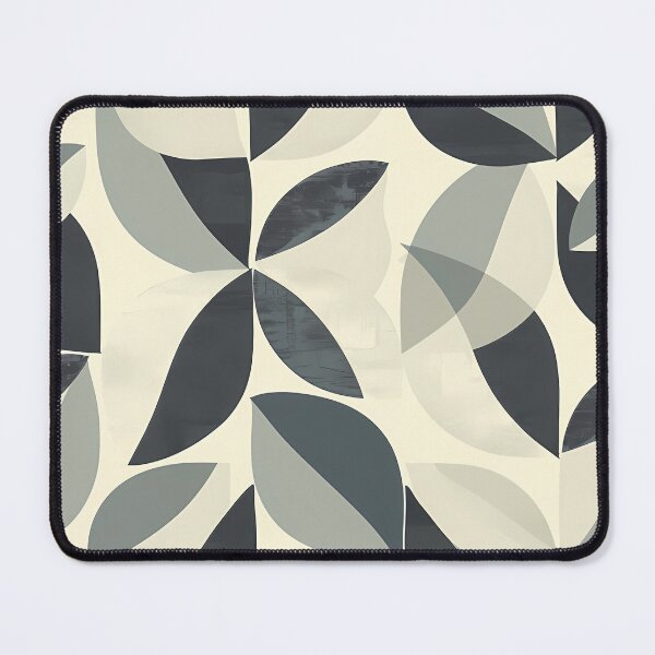 Artikelvorschau, Blattmusterdesign mit modernem geometrischem Twist entworfen und verkauft von SillyWare.