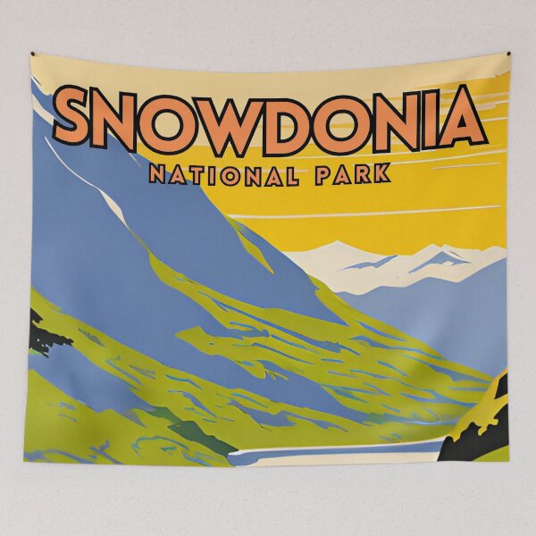 Item preview, Snowdonia National Park Travel Poster designed and sold by ZionPosteria.
