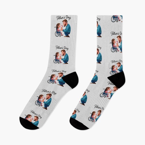 Item preview, Dad With Daughter on Wheelchair designed and sold by Itsheartshop.