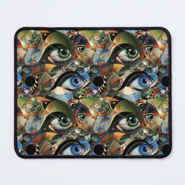 Item preview, Surrealistic art seamless pattern designed and sold by SorryCatPlay.