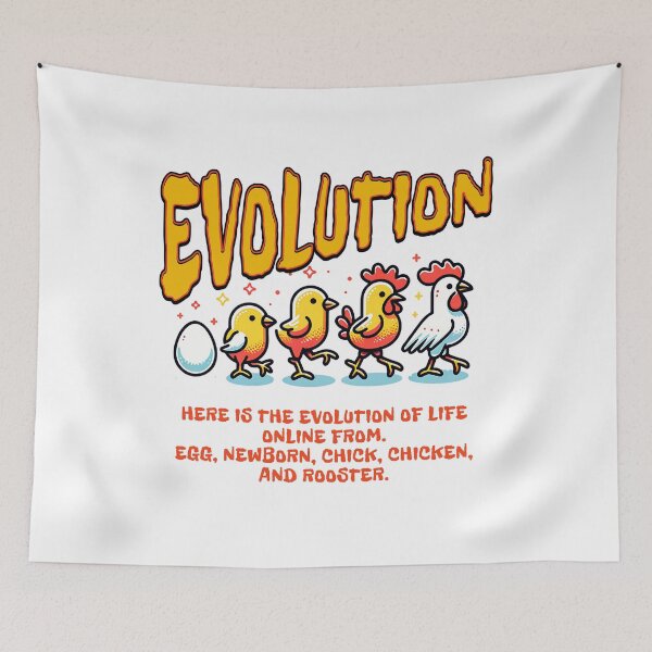 Item preview, From Egg to Rooster: A Charming Illustration of the Chicken's Life Cycle designed and sold by 0penvimark.