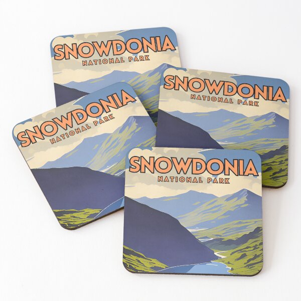 Item preview, Snowdonia National Park Vintage Travel designed and sold by ZionPosteria.