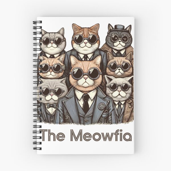 Item preview, Suspicious Cats Meme | The Meowfia designed and sold by TheInkyOwl-TIO.