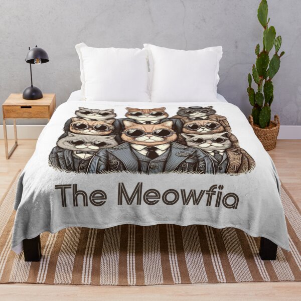 Item preview, Suspicious Cats Meme | The Meowfia designed and sold by TheInkyOwl-TIO.