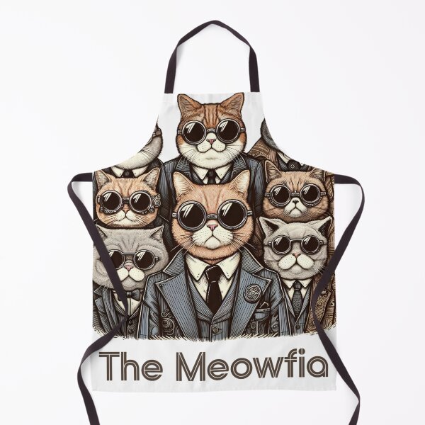 Item preview, Suspicious Cats Meme | The Meowfia designed and sold by TheInkyOwl-TIO.
