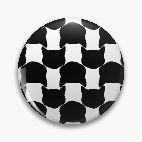 Item preview, Black and White cat Checkered new scale  designed and sold by Tatiana Ribeiro.