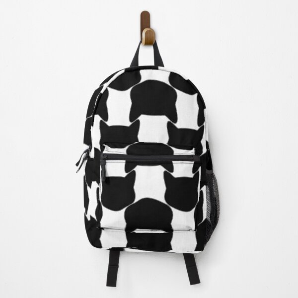 Item preview, Black and White cat Checkered new scale designed and sold by Tatiana Ribeiro.