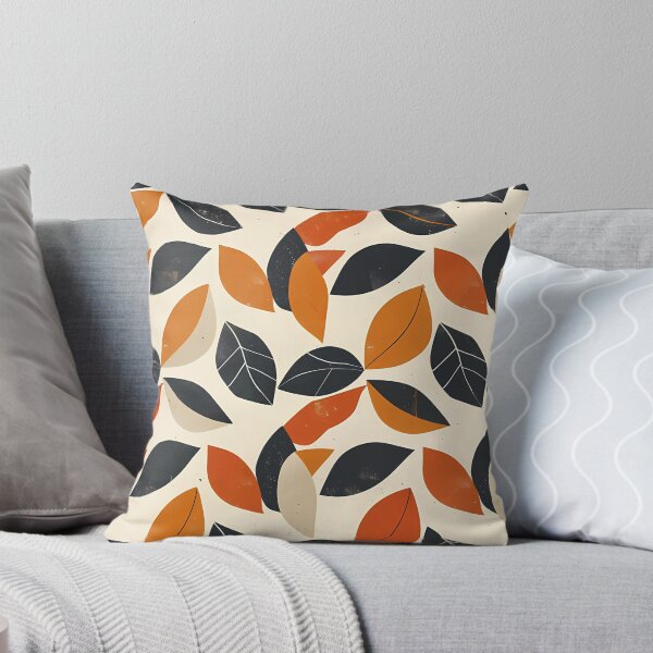 Item preview, Leaf pattern design with a modern geometric twist designed and sold by SillyWare.