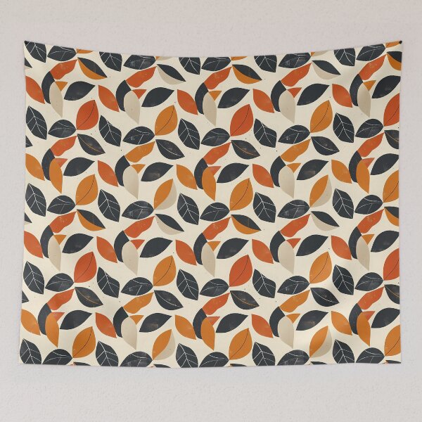 Item preview, Diseño de patrón de hojas con un toque geométrico moderno. designed and sold by SillyWare.