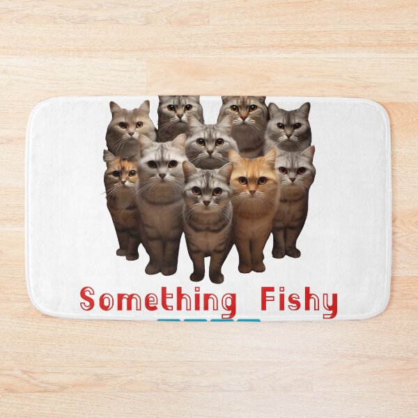 Item preview, Suspicious Cats Meme | Cats Giving "Something Fishy" Look designed and sold by TheInkyOwl-TIO.