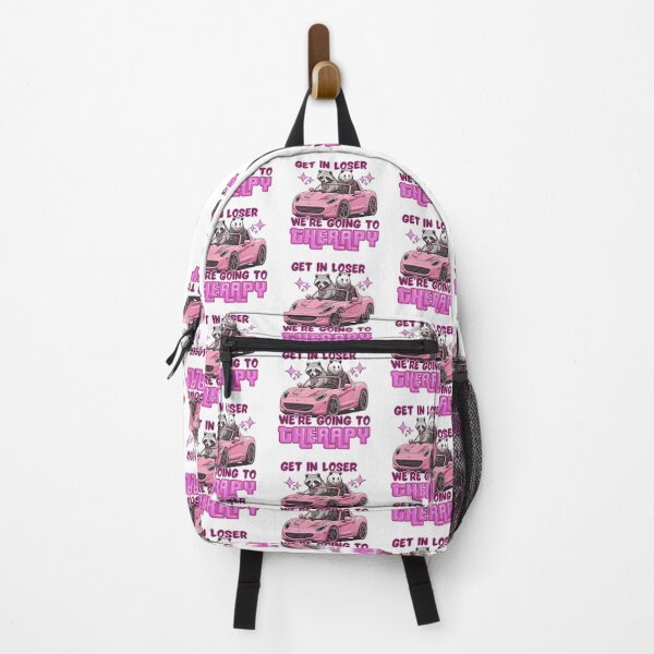 Item preview, Get In Loser We Going Therapy Raccoon designed and sold by beridons.