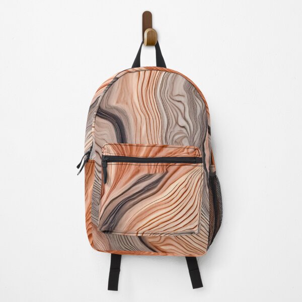 Item preview, Close Up View of Wavy Wood Grain Pattern designed and sold by AutoPics.