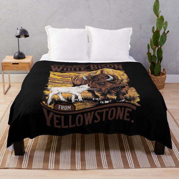 Item preview, VINTAGE WHITE BISON FROM YELLOWSTONE 3 CUTE BABY designed and sold by justyna-s28.