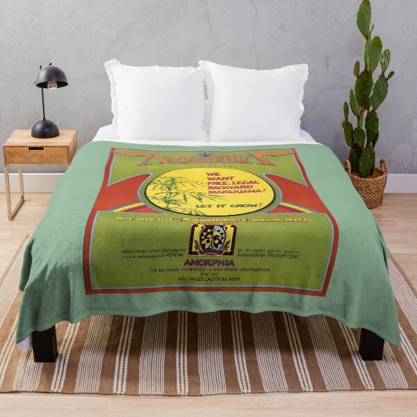 Item preview, AMORPHIA:Retro poster:Legalise backyard marijuana growing designed and sold by OwlWorks.