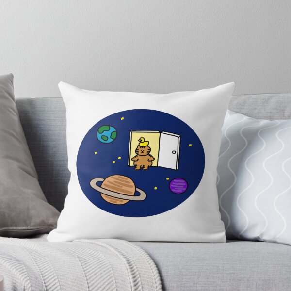 Item preview, a Cat and a Duck sitting on the door in the universe designed and sold by superbaechoo.