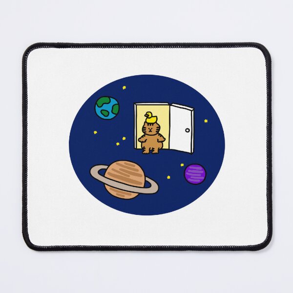 Item preview, a Cat and a Duck sitting on the door in the universe designed and sold by superbaechoo.