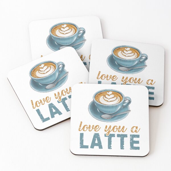 Item preview, Love You a Latte designed and sold by tmachtan.