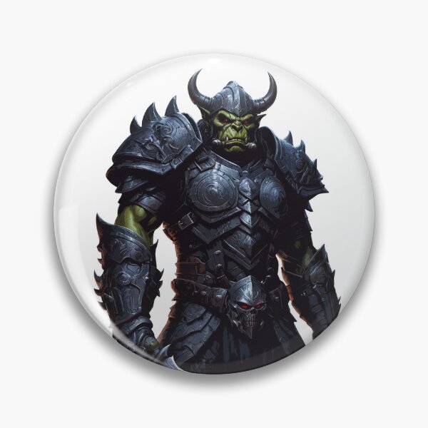 Item preview, Orc in iron armor.  designed and sold by JoraArt.