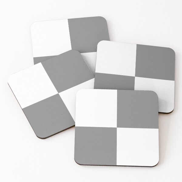 Item preview, Quarters - White and Gray designed and sold by JustPatterns2.