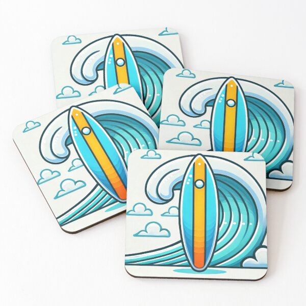 Item preview, Surf logo stickers v11 designed and sold by cj-digital.