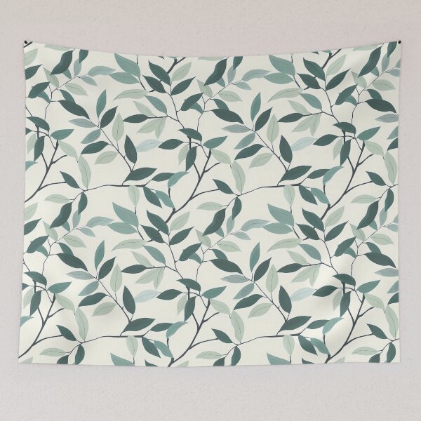 Item preview, Leaf pattern design inspired by Japanese Zen gardens designed and sold by SillyWare.