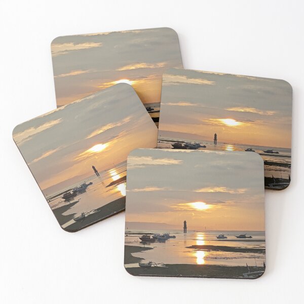 Sunrise on Sanur Beach Coasters (Set of 4)