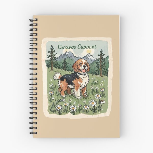 Artikelvorschau, Cavapoo kuschelt immer zusammen Cavapoo Hund Welpenliebe entworfen und verkauft von FociCreate.