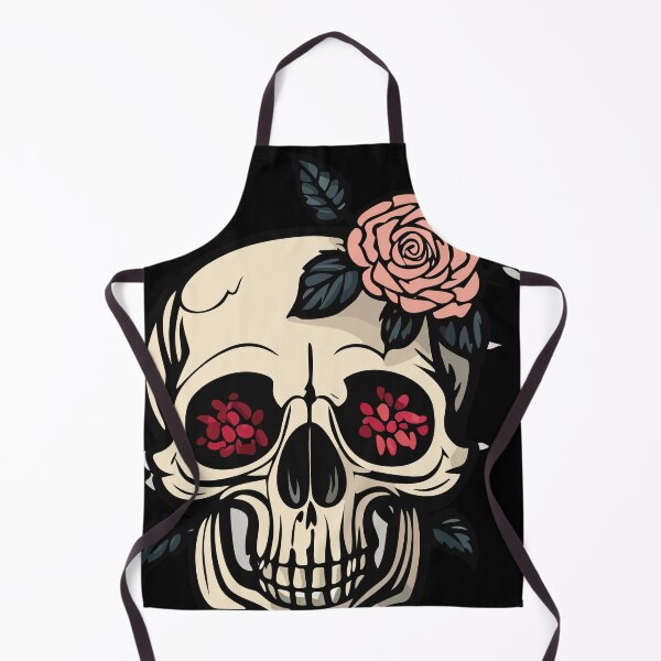 Item preview, Teschio con rose e spine designed and sold by MelArt90.