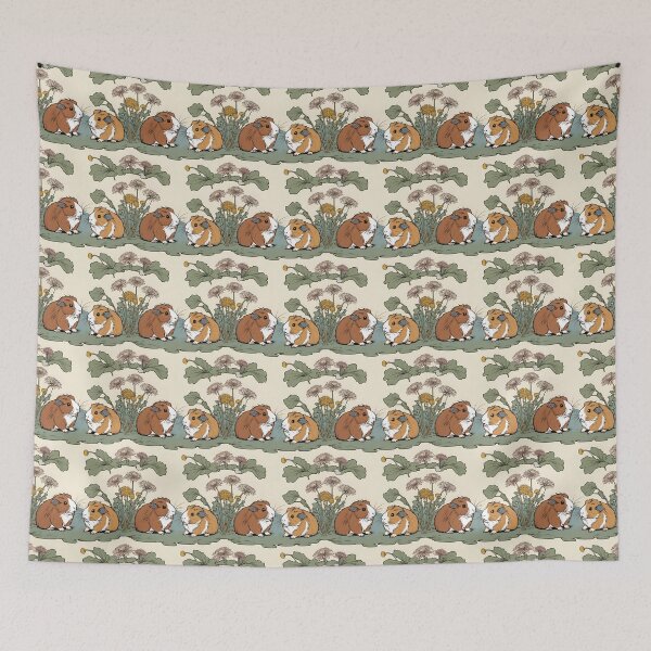 Item preview, Guinea Pigs and Dandelions designed and sold by MyrtlePrints.