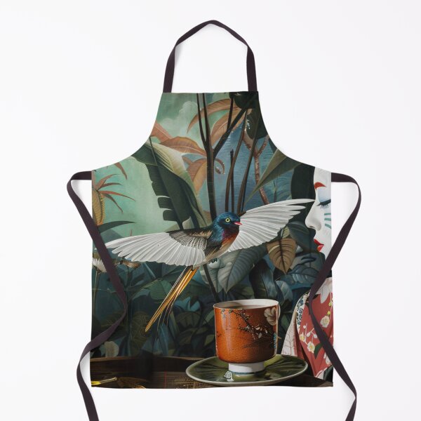Item preview, Two Geishas Having Tea with A Bird designed and sold by HighlyDeep.