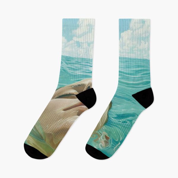 Item preview, It's Deep and I'm High - Woman Floating in the Sea designed and sold by HighlyDeep.