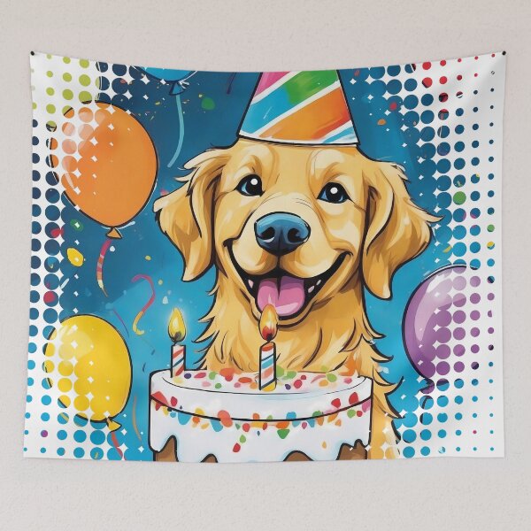 Item preview, Birthday Pup Celebration designed and sold by purrfect pattern.