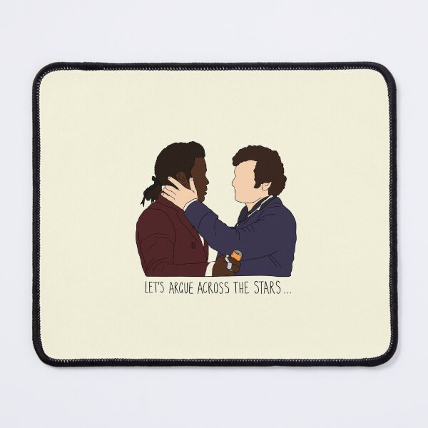 Item preview, "Let's Argue Across The Stars" Fifteenth Doctor Rogue Quote Print Design  designed and sold by abldesign.